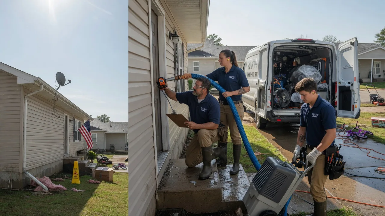 Ceiling Water Damage Restoration in Meadville, PA near me